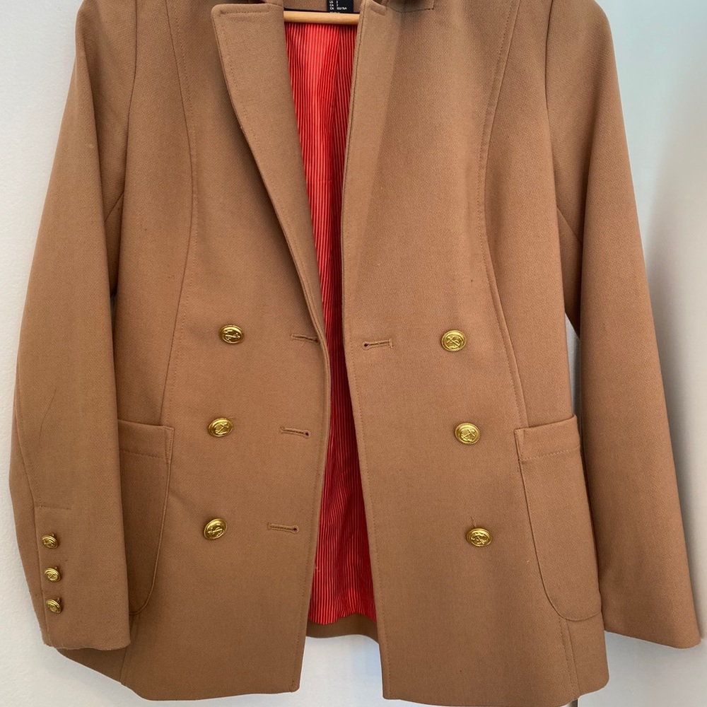 H&M saddle brown blazer
